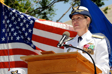 Rear Admiral Sandra Stosz Superintendent of the Coast Guard Academy