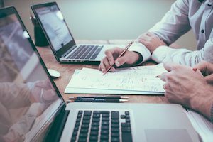Certified business systems analyst at work