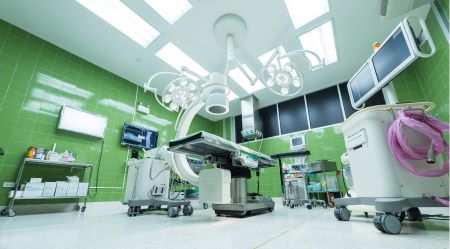 Operating room with perfusion equipment