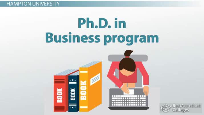 phd programs online business